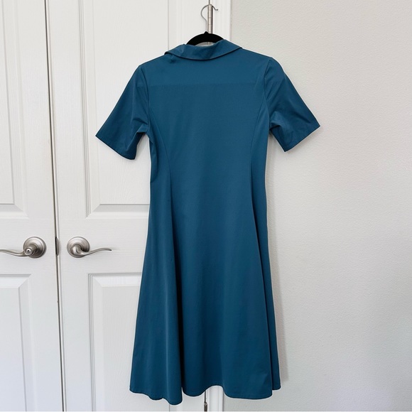 Uniqlo Teal Airism Collared Dress - Picture 2 of 4